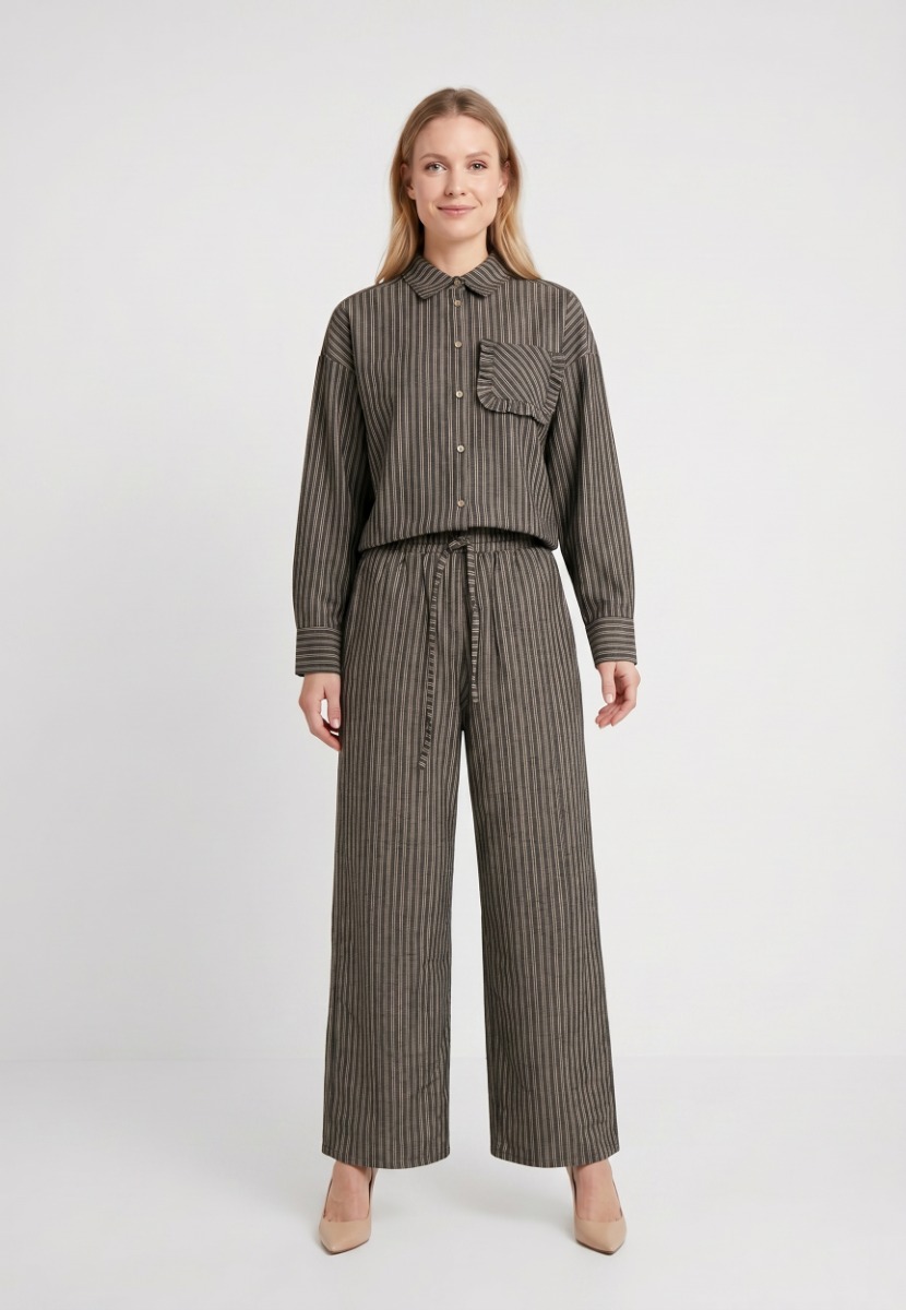 TIFFANY Hansina Pants, Deepest Grey Stripe