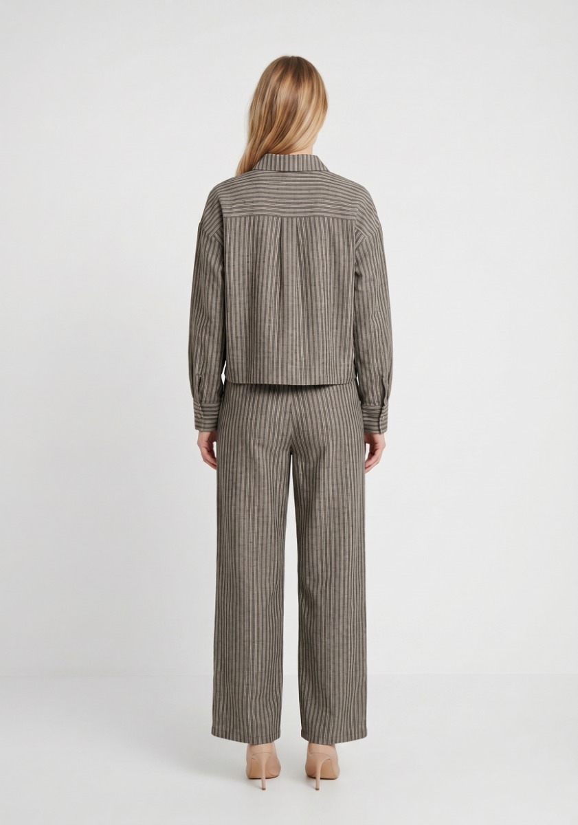 TIFFANY Hansina Pants, Deepest Grey Stripe
