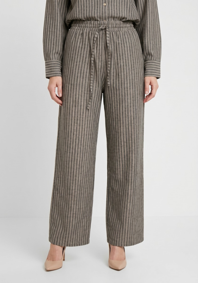 TIFFANY Hansina Pants, Deepest Grey Stripe