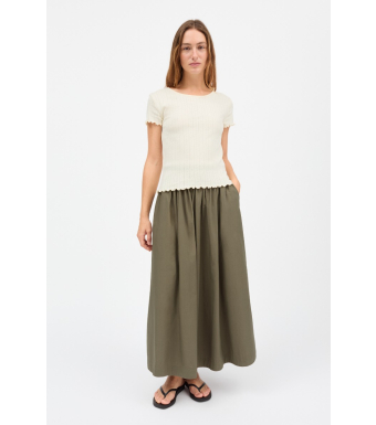 Skall Studio Dagny Skirt Gots, Khaki