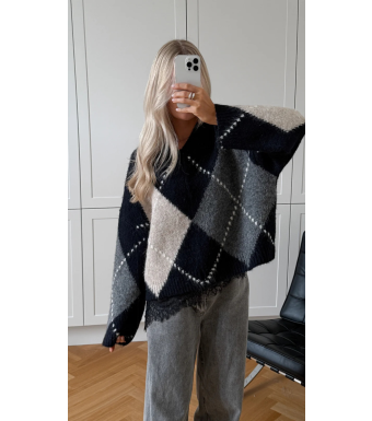 Noella Lai Knit, Navy Mix