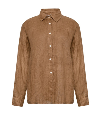 TIFFANY Gia Shirt Linen, Light Brown