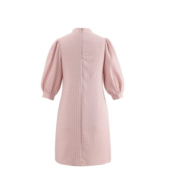 Noella Vix Dress Cotton, Rose Check