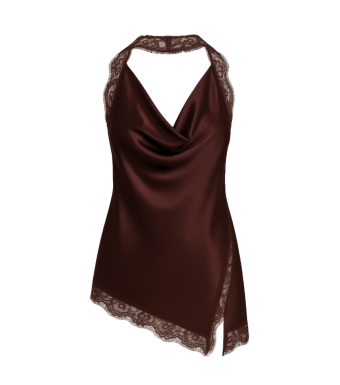 Opal Studio Lucia Lace Top, Mocca