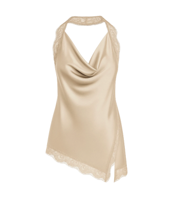 Opal Studio Lucia Lace Top, Beige