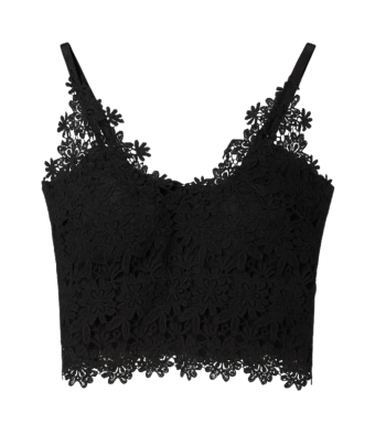 Opal Studio Loui Lace Top, Black