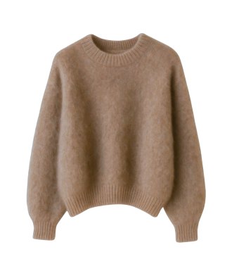 Opal Studio Mana Mohair O-neck, Nougat