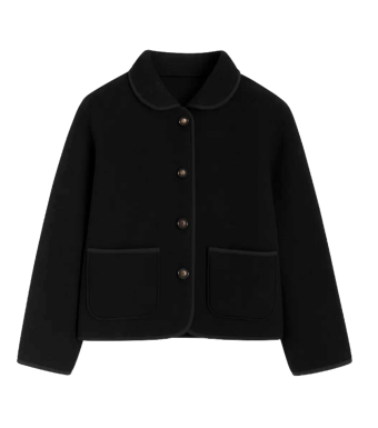 Tiffany Clothing Malou Teddy Jakcet/cardigan, Black