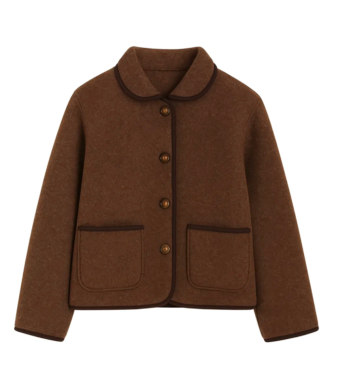 Tiffany Clothing Malou Teddy Jakcet/cardigan, Light Brown