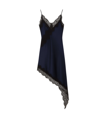 Opal Studio Lucia Pirate Lace Dress, Navy W.black