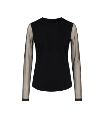 Tiffany G0697 Tulle Blouse, Black