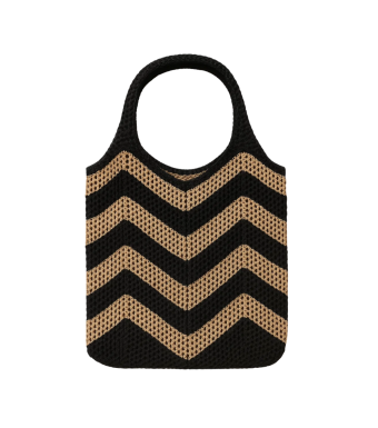 Opal Studio Fie Tote, Brown/black