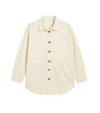 TIFFANY Oversized Skjorte C477so, Ecru