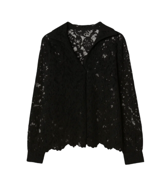 TIFFANY R0230b Blonde Skjorte, Black