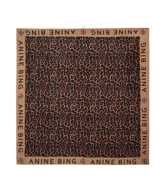 Anine Bing Eliza Sarong, Tan And Brown Leopard