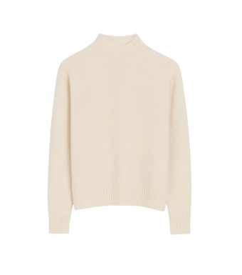 OPAL STUDIO Magna Rib Rollneck, Cream