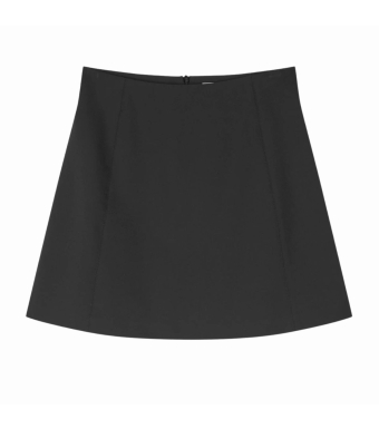 Mads Nørgaard Roberta Skirt Stretcht Nylon, Black