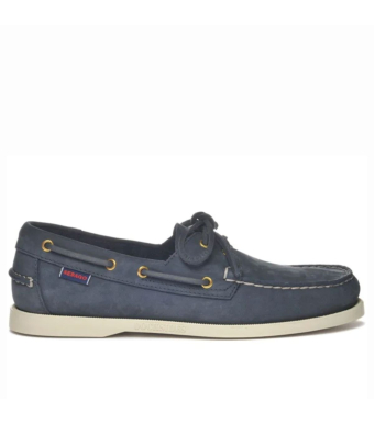 Sebago Docksides Portland Nubuck Woman, Blue Universe