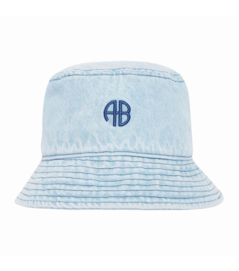 Anine Bing Nicks Bucket Hat, Lucid Blue