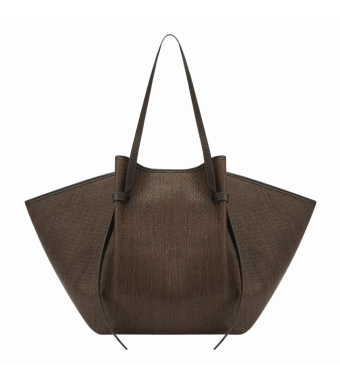 YUZEFI Xl Mochi Woven Raffia, Fudge