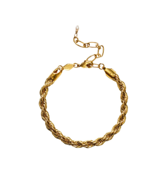 Anni Lu Golden Rope Bracelet, Gold