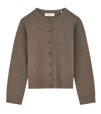 Skall Studio Senna Cardigan, Brown Melange