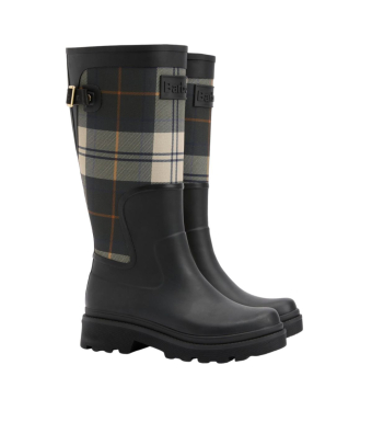 Barbour Dena Tall Welly Boots, Black