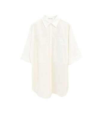 Opal Studio Gaya Long Shirt, Off White