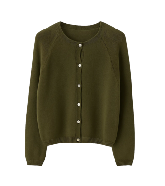 OPAL STUDIO Magna Cardigan 730, Dark Army