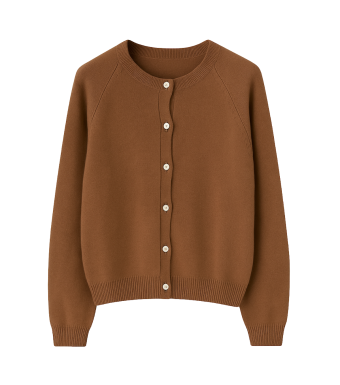 OPAL STUDIO Magna Cardigan 730, Steel Brown