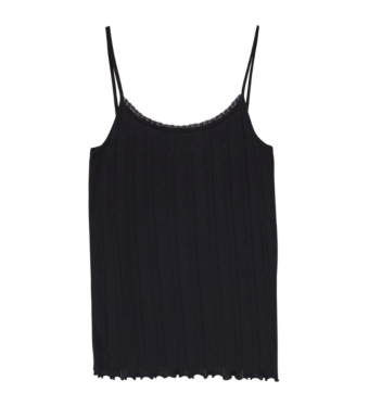 Skall Studio June Cami Top, Black