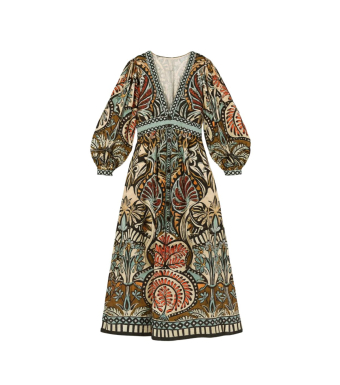 Farm Rio Maxi Dress, Balamana Multicolor