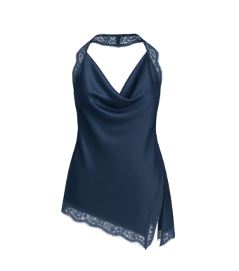 Opal Studio Lucia Lace Top, Navy