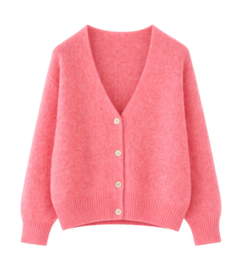 Tiffany Clothing Lilje Mohair Cardigan, Candy Pink