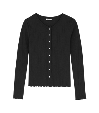 Skall Studio Edie Cardigan Gots, Black 