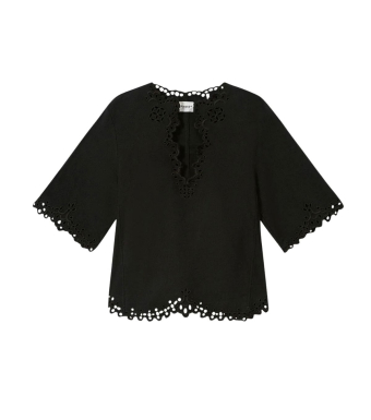Isabel Marant Shana Top, Faded Black