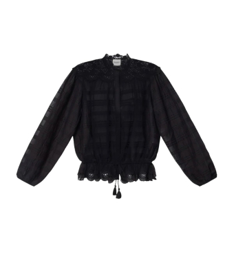 Isabel Marant Polly Top, Black