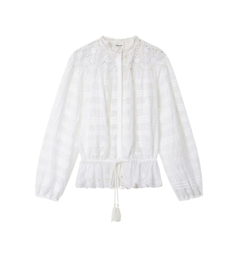 Isabel Marant Polly Top, White