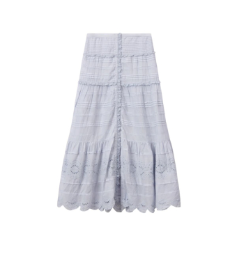 Isabel Marant Paoline Skirt, Light Blue