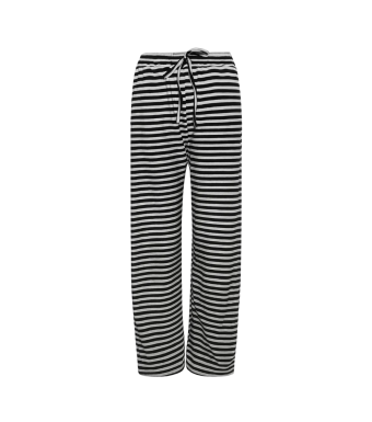 TIFFANY Ibi Pants, Black/dark Grey Stripe