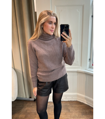 OPAL STUDIO Magna Rollneck, Brown Grey