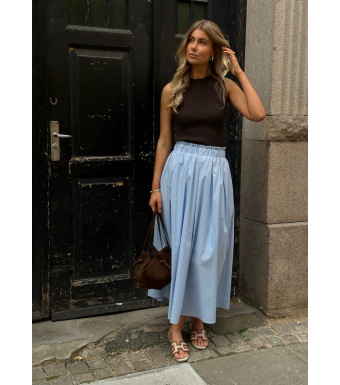 OPAL STUDIO Gio Skirt, Light Blue