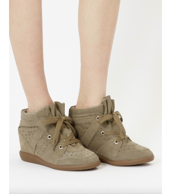 Isabel Marant Bobby Sneakers, Taupe