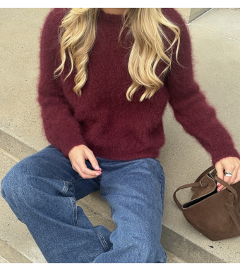 Opal Studio Mana Mohair Seamless 80% Mohair, Bordeaux