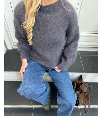 Opal Studio Mana Mohair O-neck, Asphalt Grey