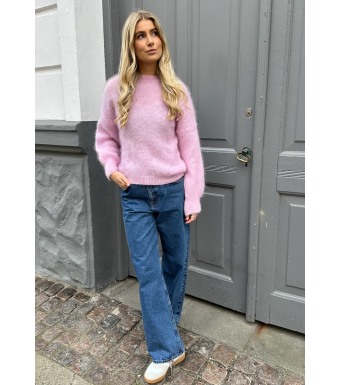 Opal Studio Mana Mohair O-neck, Pink Lavender,  80% Mohair