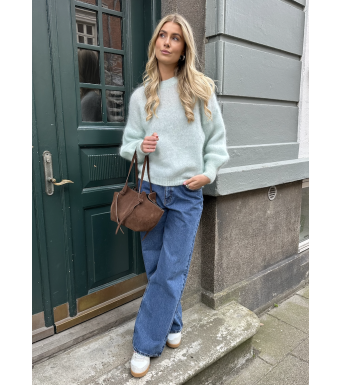 Opal Studio Mana Mohair O-neck, Mint, 80% Mohair