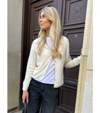 OPAL STUDIO Magna Cardigan 730, Bianco