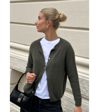 OPAL STUDIO Magna Cardigan 730, Dark Army