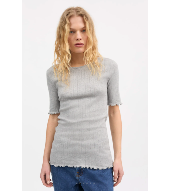 Skall Studio Edie Tee, Grey Melange